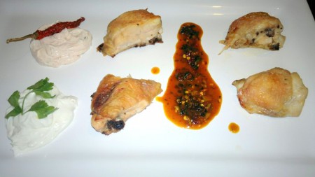 Pečené kuře a variace dresinků